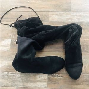 A new day faux suede knee boots.